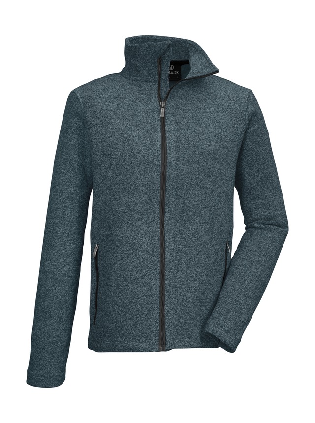 G.I.G.A. DX by killtec Fleecejacke »GS 4 MN KNTFLC JCKT« Strickfleecejacke, Melange-Optik, Zipper-Taschen, Kinnschutz