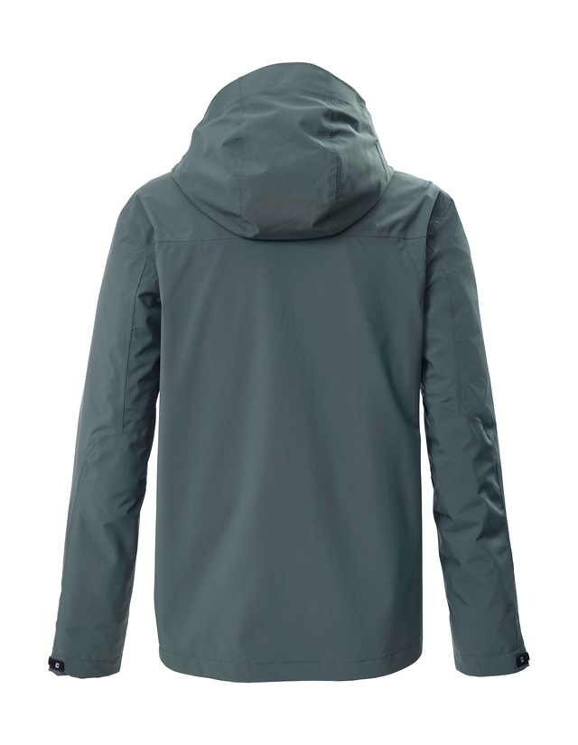 Killtec Funktionsjacke »KOS 7 MN JCKT« Leichte, wasserdichte Herrenjacke mit regulierbarer Kapuze