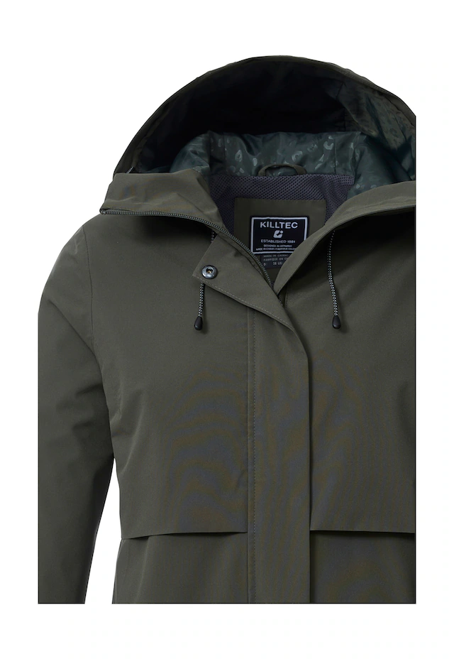 Killtec Parka »KOS 46 WMN PRK« Wasserdichter Damenparka, atmungsaktiv, verstellbare Details