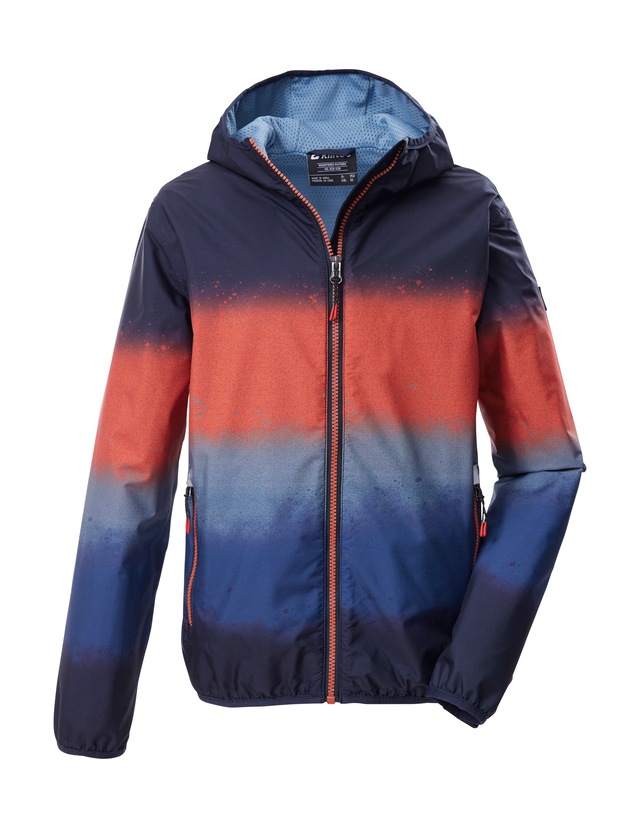 Killtec Funktionsjacke »KOS 144 BYS JCKT« Wind- und wasserdichte Jungenjacke mit Farbverlauf-Print