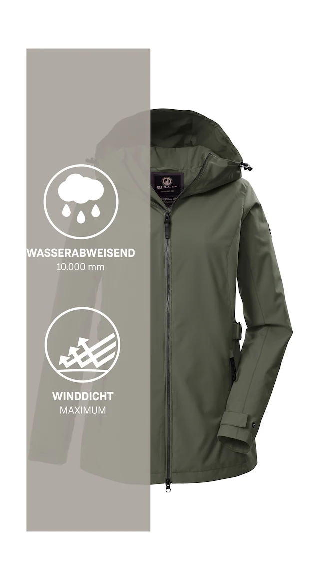 G.I.G.A. DX by killtec Funktionsjacke »GS 114 WMN JCKT« Atmungsaktiv, winddicht, wasserabweisend, Teflon EcoElite™