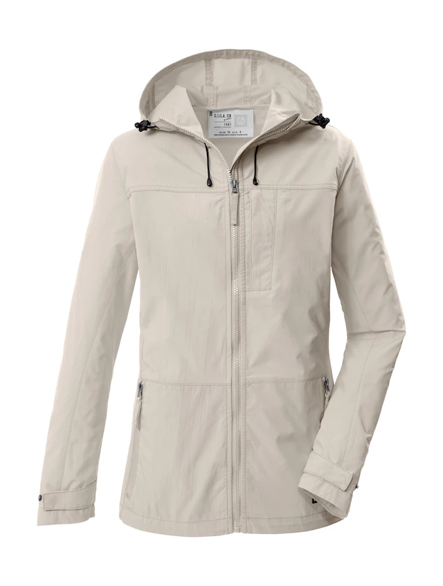 G.I.G.A. DX by killtec Funktionsjacke »GS 17 WMN JCKT« Leichte, schnelltrocknende Damenjacke mit verstellbarer Kapuze