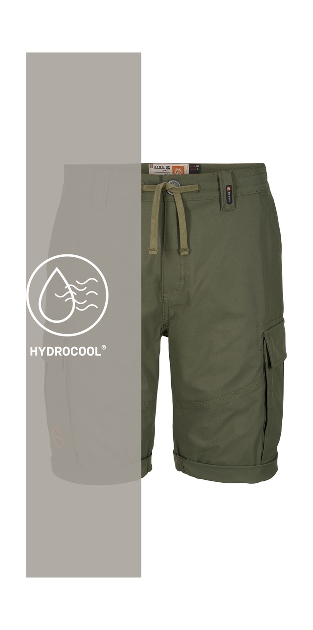 G.I.G.A. DX by killtec Bermudas »GS 11 MN BRMDS« Bermudas mit HYDROCOOL, schnelltrocknend, krempelbar, Comfort-Stretch