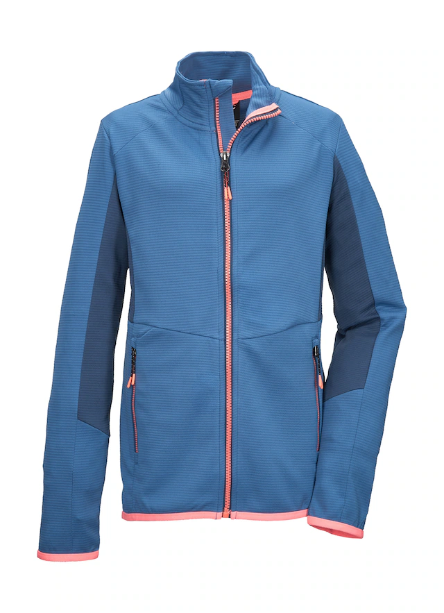Killtec Strickjacke »KOS 151 GRLS FLX JCKT« Leichte Powerstretchjacke, Colourblock, 2-Wege-Stretch, vielseitig