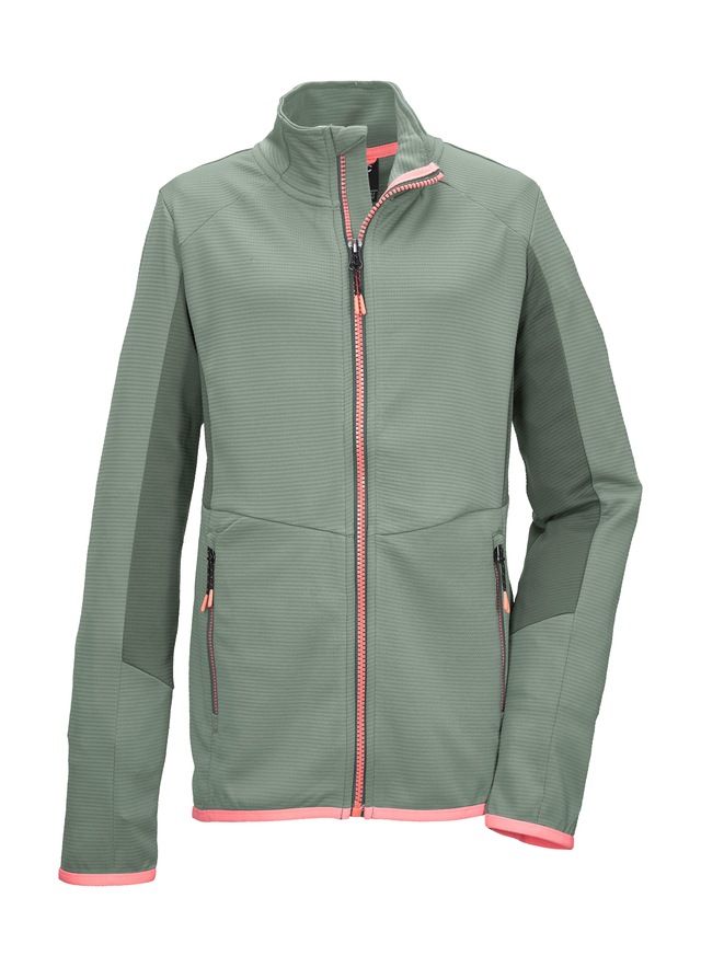 Killtec Strickjacke »KOS 151 GRLS FLX JCKT« Leichte Powerstretchjacke, Colourblock, 2-Wege-Stretch, vielseitig