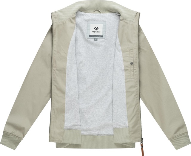 Ragwear Outdoorjacke »Crusien YOUMODO« ohne Kapuze Leichte Jacke mit elastischen Bündchen