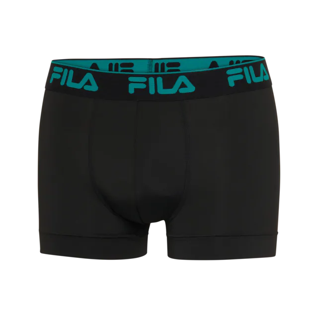 Fila Boxer 4er Pack, ohne Eingriff, mit farbigem Logobund, Multipack