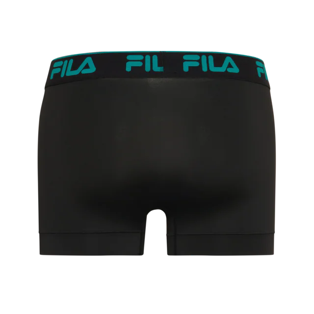 Fila Boxer 4er Pack, ohne Eingriff, mit farbigem Logobund, Multipack