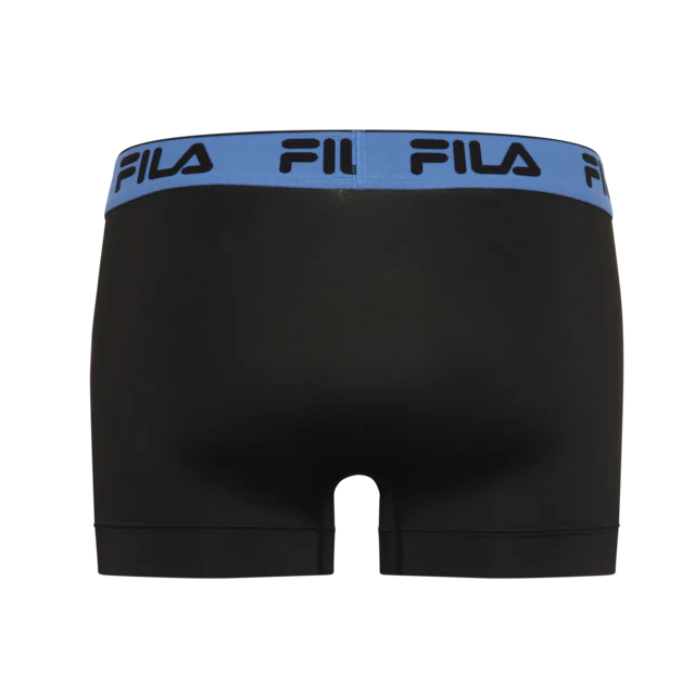 Fila Boxer 4er Pack, ohne Eingriff, mit farbigem Logobund, Multipack