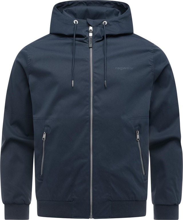 Ragwear Outdoorjacke »Stewie Twill YOUMODO« mit Kapuze stylische Herren Übergangsjacke mit großer Kapuze
