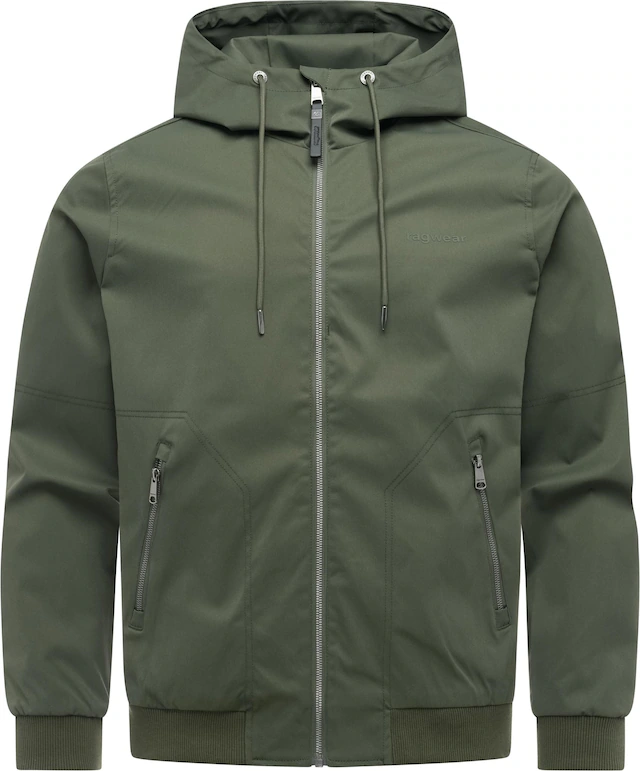 Ragwear Outdoorjacke »Stewie Twill YOUMODO« mit Kapuze stylische Herren Übergangsjacke mit großer Kapuze