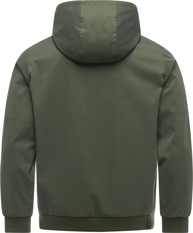Ragwear Outdoorjacke »Stewie Twill YOUMODO« mit Kapuze stylische Herren Übergangsjacke mit großer Kapuze