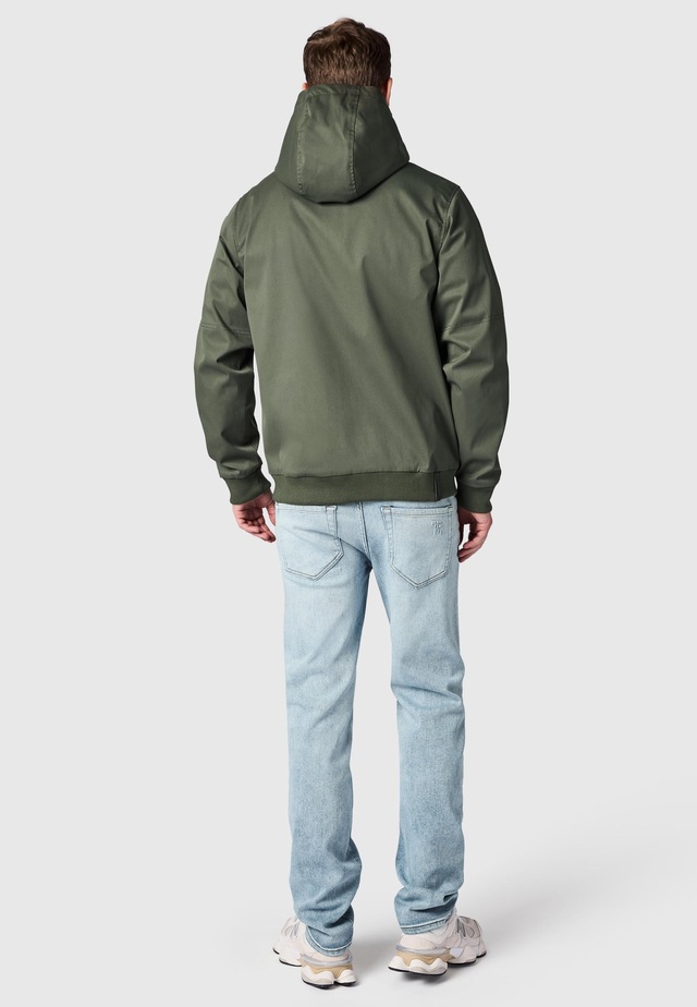 Ragwear Outdoorjacke »Stewie Twill YOUMODO« mit Kapuze stylische Herren Übergangsjacke mit großer Kapuze
