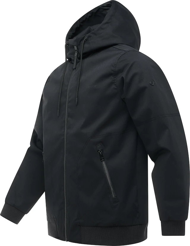 Ragwear Outdoorjacke »Stewie Twill YOUMODO« mit Kapuze stylische Herren Übergangsjacke mit großer Kapuze