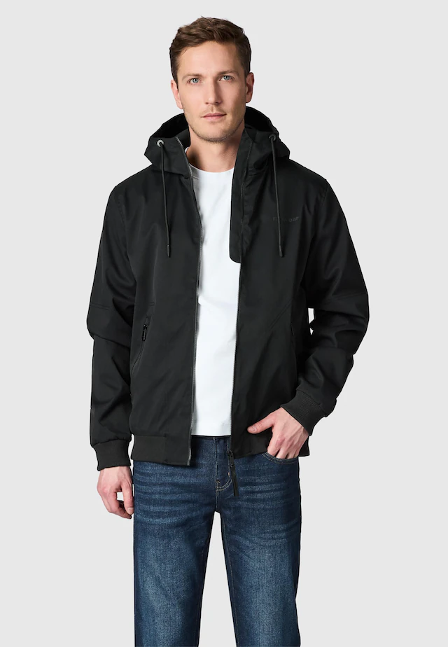 Ragwear Outdoorjacke »Stewie Twill YOUMODO« mit Kapuze stylische Herren Übergangsjacke mit großer Kapuze