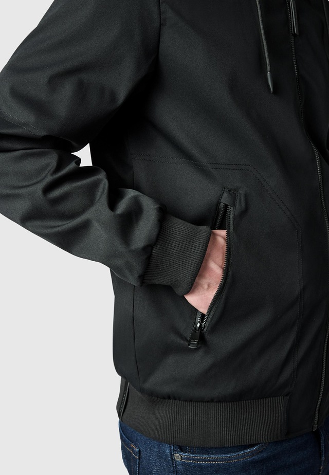 Ragwear Outdoorjacke »Stewie Twill YOUMODO« mit Kapuze stylische Herren Übergangsjacke mit großer Kapuze