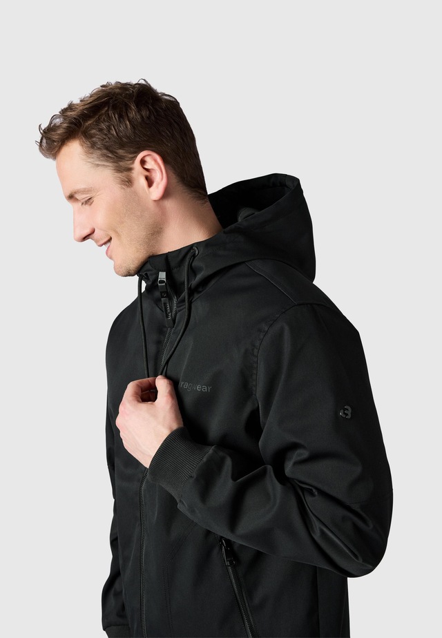 Ragwear Outdoorjacke »Stewie Twill YOUMODO« mit Kapuze stylische Herren Übergangsjacke mit großer Kapuze