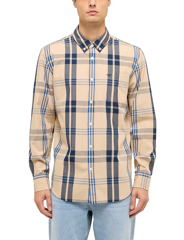 MUSTANG Langarmhemd »Herren Style Chester«