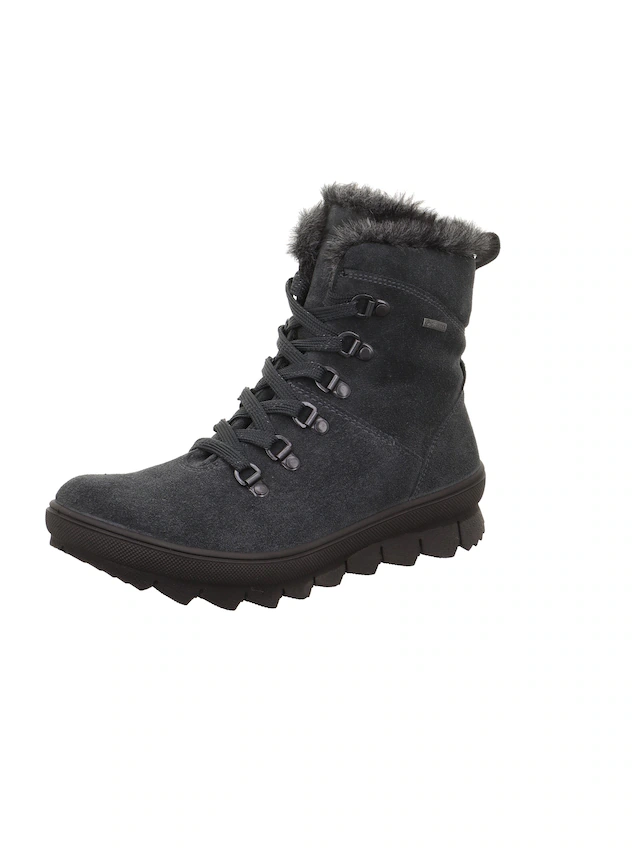 Legero Winterboots »NOVARA« Outdoorboots, Schnürboots mit Fellimitat am Schaftrand