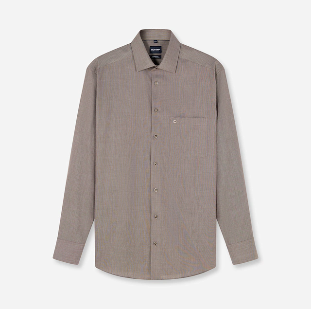 OLYMP Langarmhemd »Luxor« Businesshemd, New-Kentkragen, Comfort Fit
