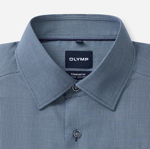 OLYMP Langarmhemd »Luxor« Businesshemd, New-Kentkragen, Comfort Fit