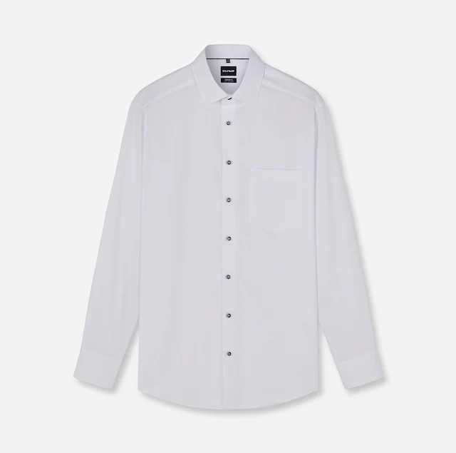OLYMP Langarmhemd »Luxor« Businesshemd, New-Kentkragen, Comfort Fit