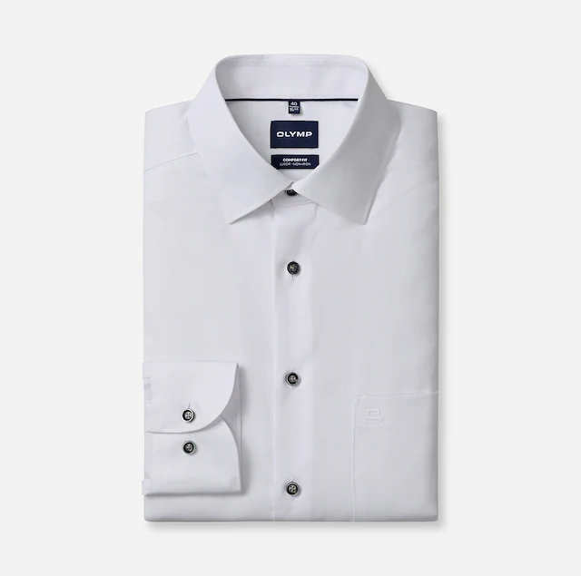 OLYMP Langarmhemd »Luxor« Businesshemd, New-Kentkragen, Comfort Fit
