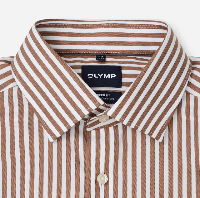 OLYMP Langarmhemd »Luxor« Businesshemd, New-Kentkragen, Modern Fit