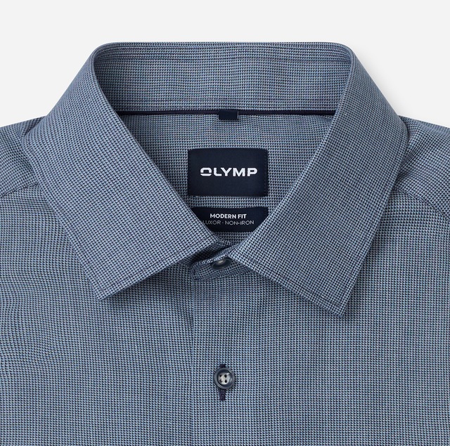 OLYMP Langarmhemd »Luxor« Businesshemd, New-Kentkragen, Modern Fit