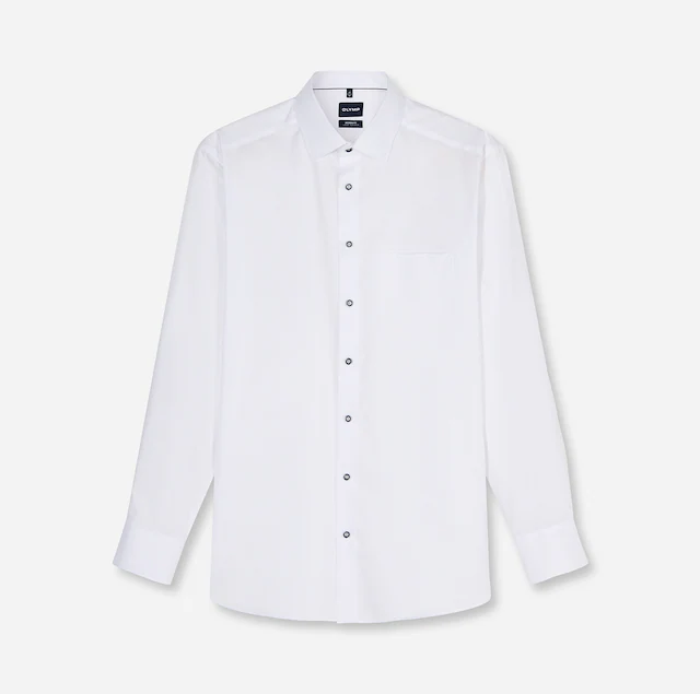 OLYMP Langarmhemd »Luxor« Businesshemd, New-Kentkragen, Modern Fit