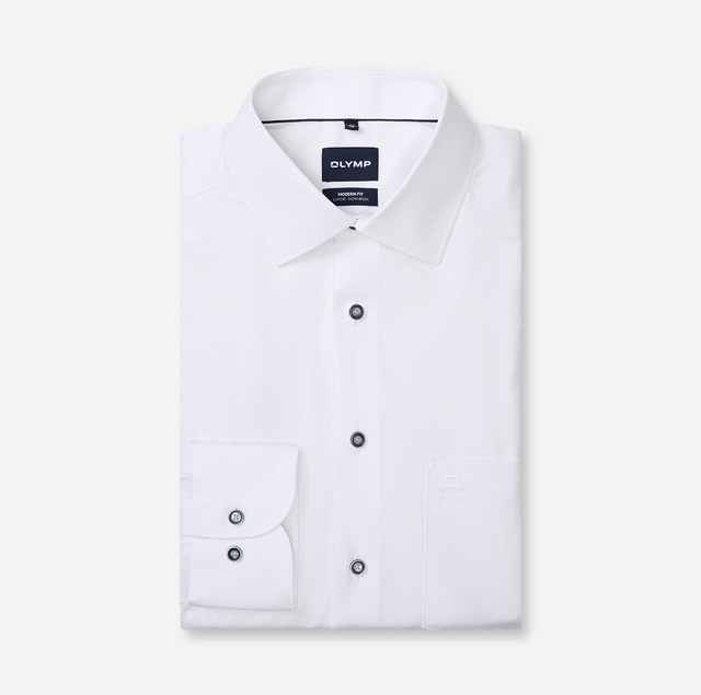 OLYMP Langarmhemd »Luxor« Businesshemd, New-Kentkragen, Modern Fit