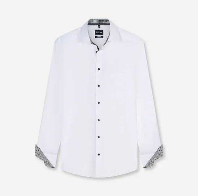 OLYMP Langarmhemd »Luxor« Businesshemd, New-Kentkragen, Modern Fit