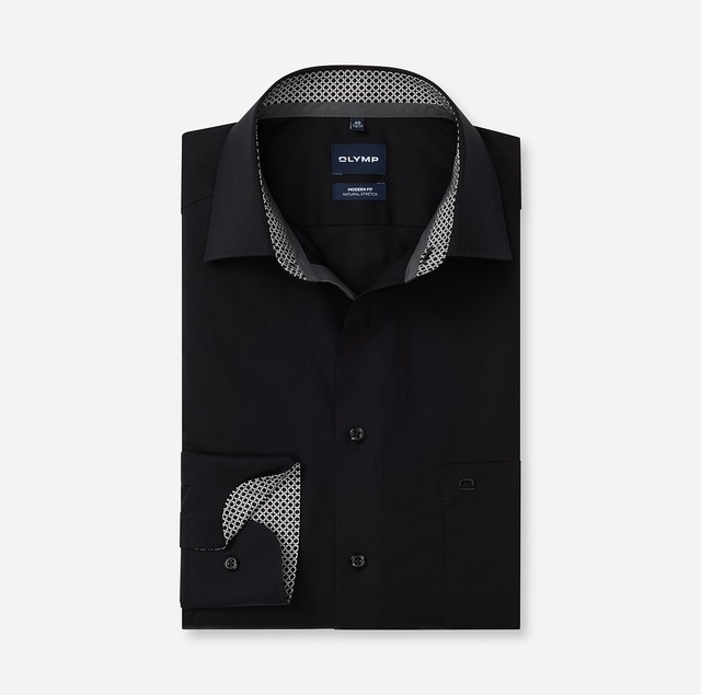 OLYMP Langarmhemd »Luxor« Businesshemd, New-Kentkragen, Modern Fit