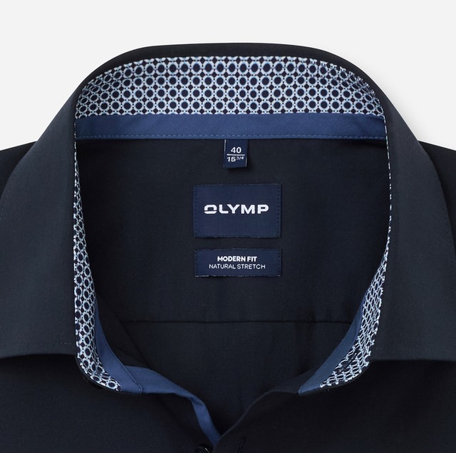OLYMP Langarmhemd »Luxor« Businesshemd, New-Kentkragen, Modern Fit