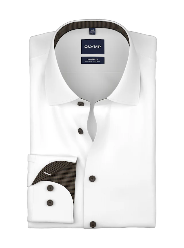 OLYMP Langarmhemd »Luxor 24/Seven« Businesshemd, New-Kentkragen, Modern Fit
