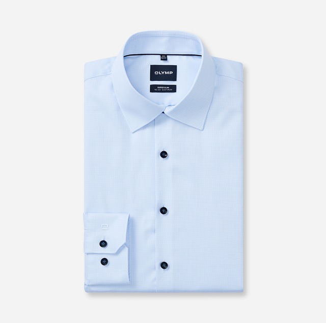 OLYMP Langarmhemd »No. Six« Businesshemd, Kentkragen, Super Slim