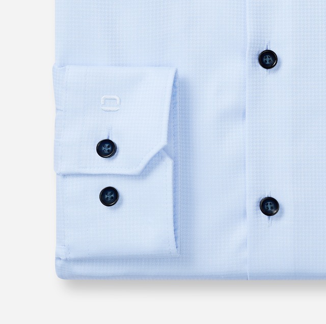 OLYMP Langarmhemd »No. Six« Businesshemd, Kentkragen, Super Slim