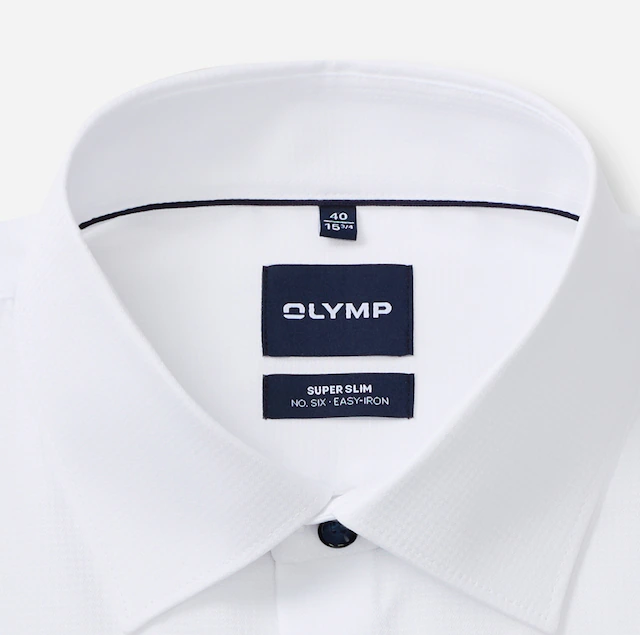 OLYMP Langarmhemd »No. Six« Businesshemd, Kentkragen, Super Slim