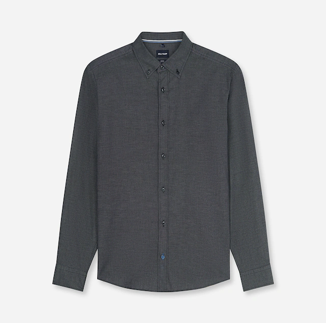 OLYMP Langarmhemd »Casual« Button-down-Kragen, regular fit