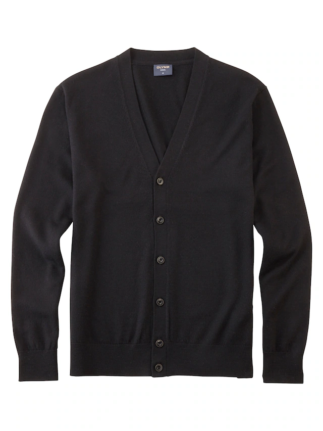 OLYMP Cardigan »Casual Strick« aus weicher Merinowolle