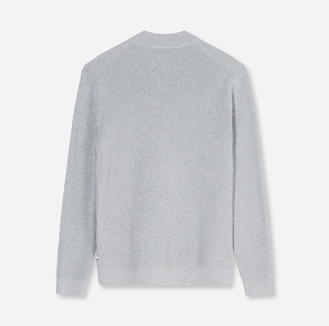 OLYMP Cardigan »Casual« Baumwollmix, Rippkragen, Regular Fit