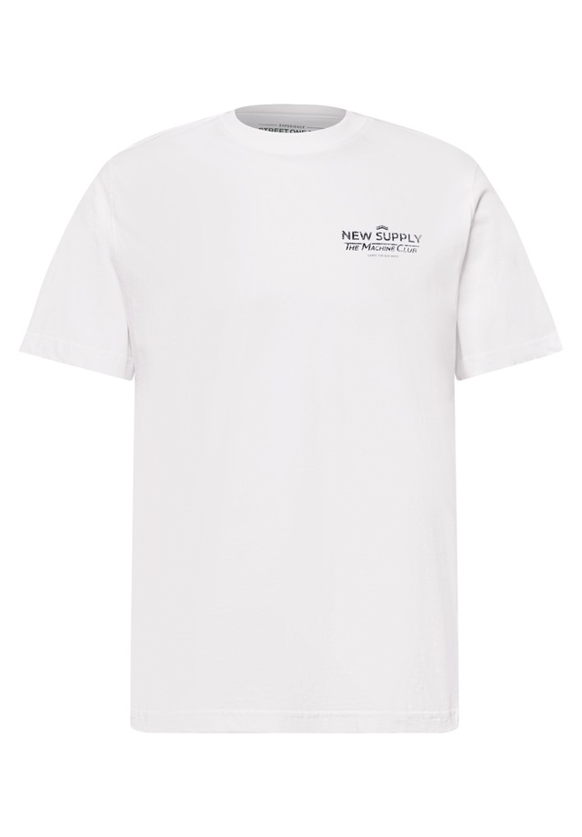 STREET ONE MEN T-Shirt aus reiner Baumwolle