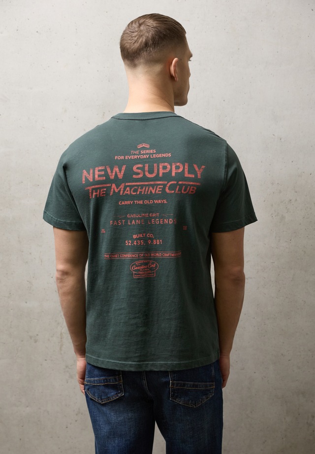 STREET ONE MEN T-Shirt aus reiner Baumwolle