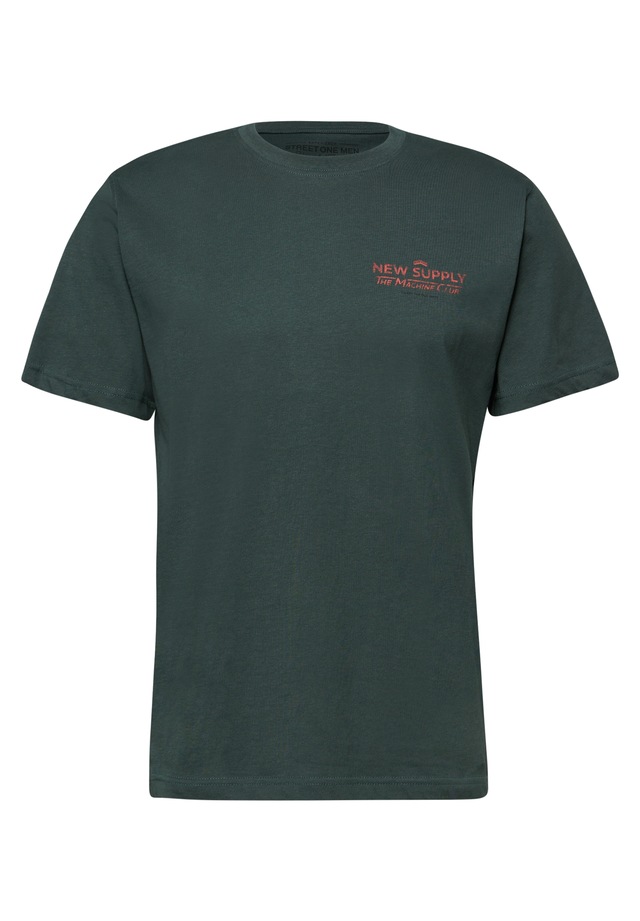 STREET ONE MEN T-Shirt aus reiner Baumwolle