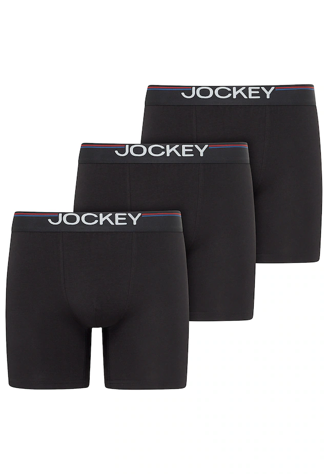 Jockey Langer Boxer »Cotton Stretch« eng anliegend, hoher Tragekomfort