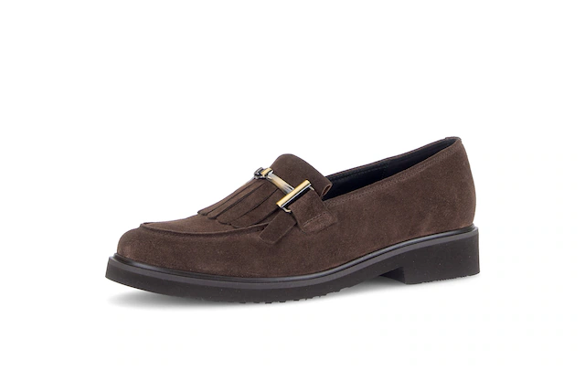 Gabor Slipper , Blockabsatz, Schlupfschuh, Businessschuh mit edler Zierspange