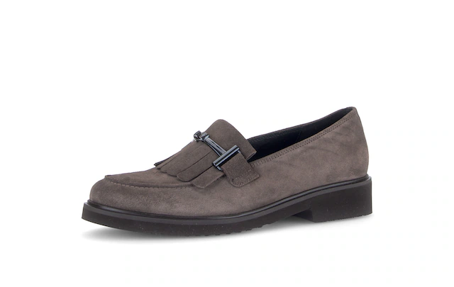 Gabor Slipper , Blockabsatz, Schlupfschuh, Businessschuh mit edler Zierspange