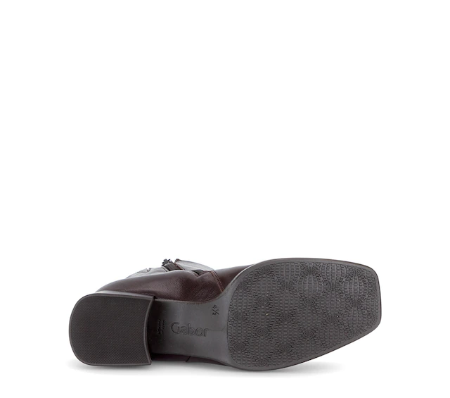 Gabor Stiefelette Blockabsatz, Basic-Stiefelette mit Innenreißverschluss, G-Weite