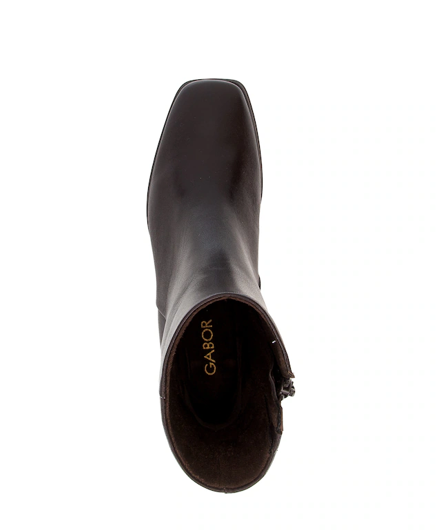 Gabor Stiefelette Blockabsatz, Basic-Stiefelette mit Innenreißverschluss, G-Weite