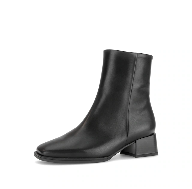 Gabor Stiefelette Blockabsatz, Basic-Stiefelette mit Innenreißverschluss, G-Weite